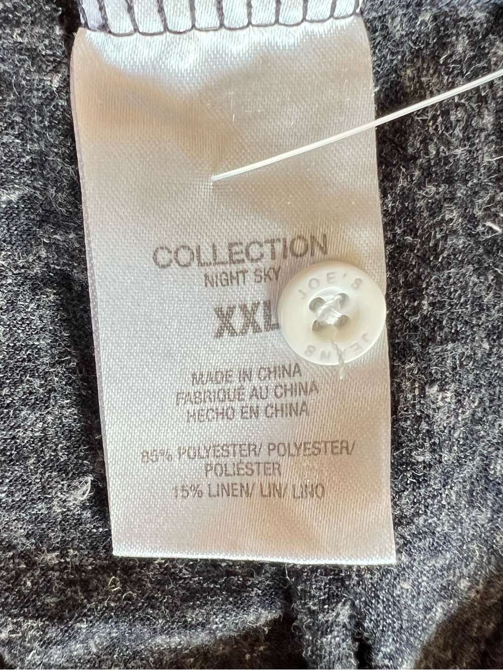Joe's Jeans Collection "Salerm" Linen Blend Camp Shirt - Picture 6 of 6